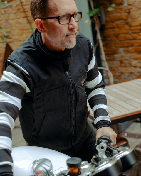 BSMC x Alpinestars TechAir 3 Canvas Airbag Motorcycle Vest - Black