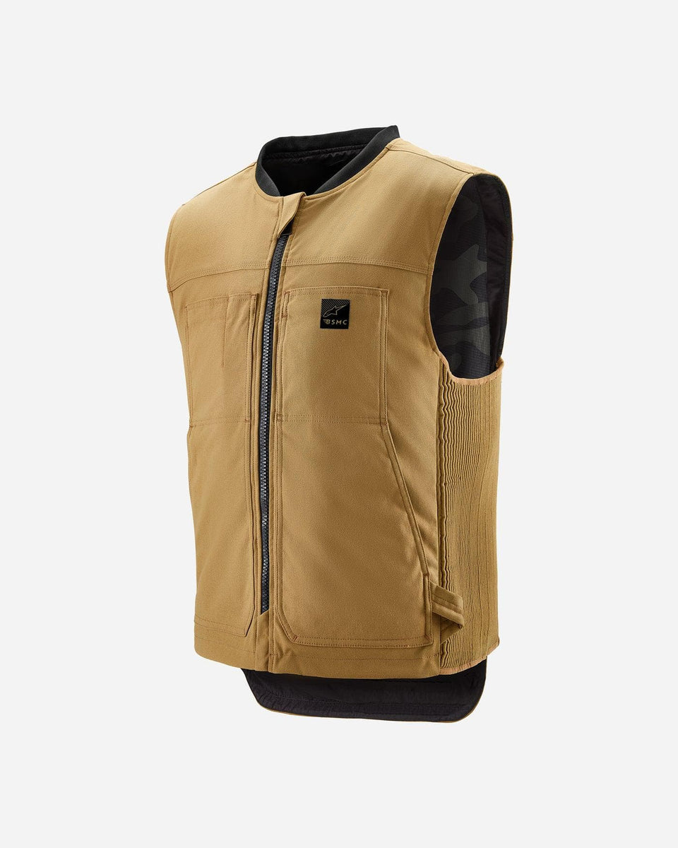 BSMC x Alpinestars TechAir 3 Canvas Airbag Motorcycle Vest - Tan