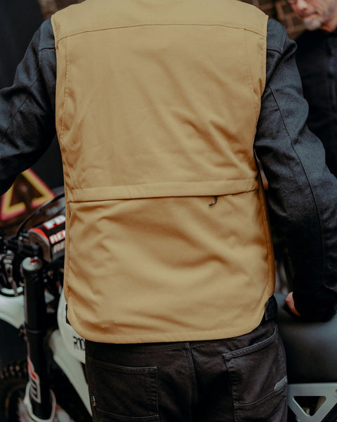 BSMC x Alpinestars TechAir 3 Canvas Airbag Motorcycle Vest - Tan