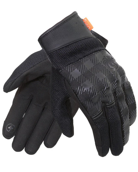 Merlin Barrett Mesh Gloves - Black studio image