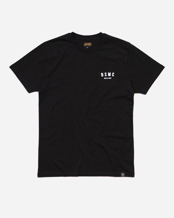BSMC ESTD. Pocket T-Shirt - Black
