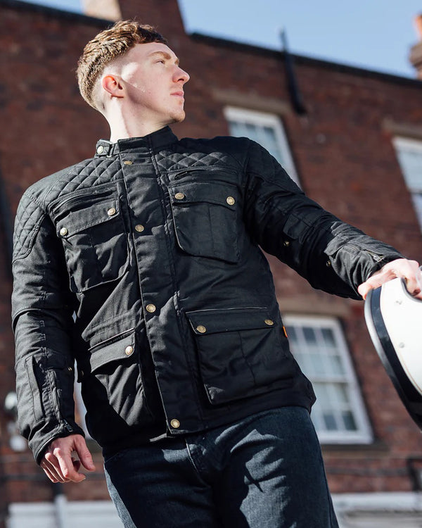 Merlin Edale II Waxed D3O Jacket - Black