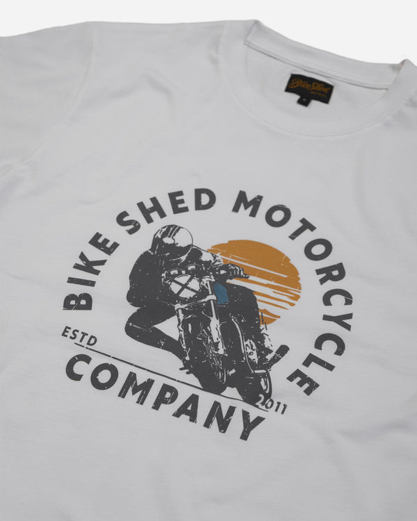 BSMC Sunset Track T-Shirt - White