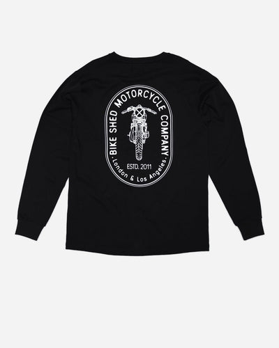 BSMC Cafe Bars Long Sleeve T-Shirt - Black