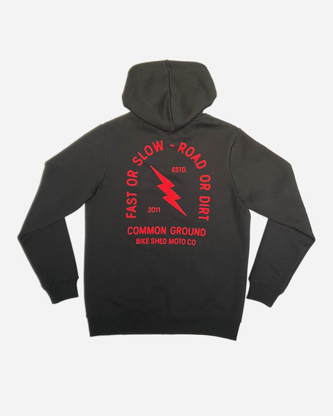 BSMC Common Ground Graphic Motorcycle Hoodie - Black