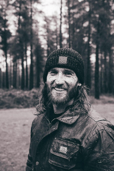 BSMC Motorcycle Crest Knit Beanie - Black