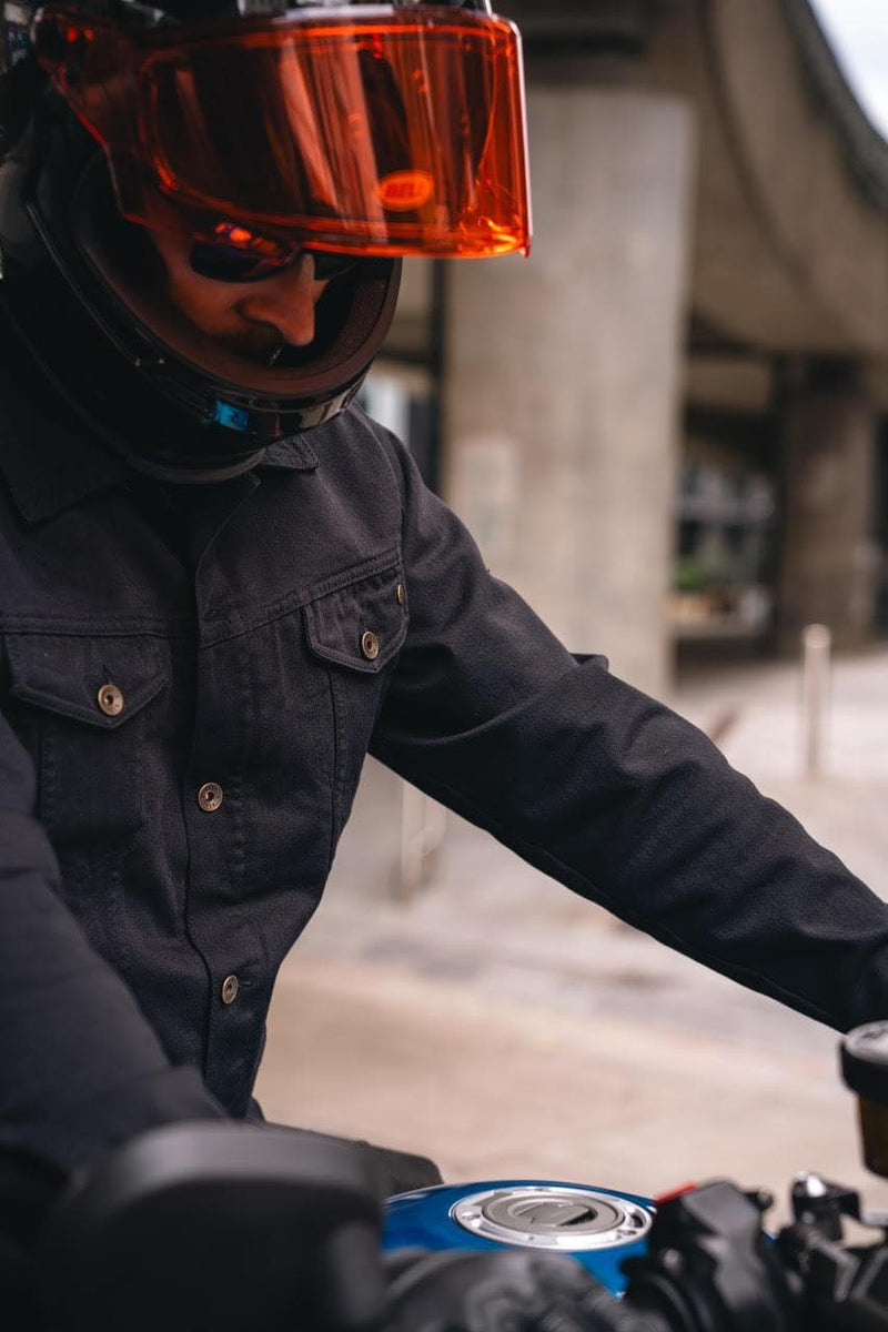 BSMC Denim Motorcycle Jacket - Cordura Black