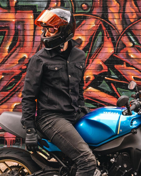 BSMC Denim Motorcycle Jacket - Cordura Black