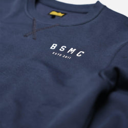 BSMC Retail Sweatshirts BSMC ESTD. Embroidered Sweatshirt - Navy