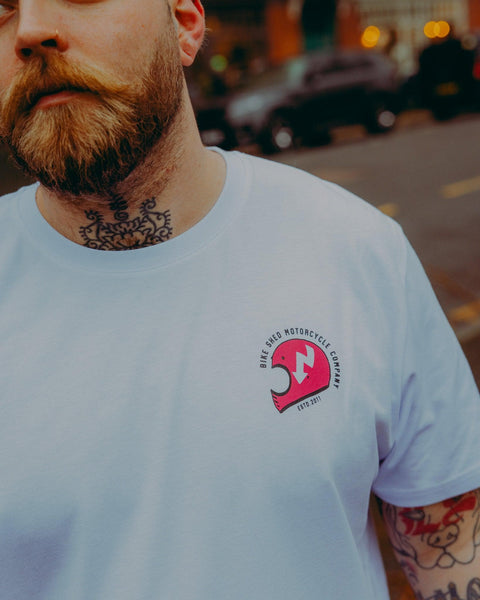 BSMC FKU4ALL Motorcycle T-Shirt - White