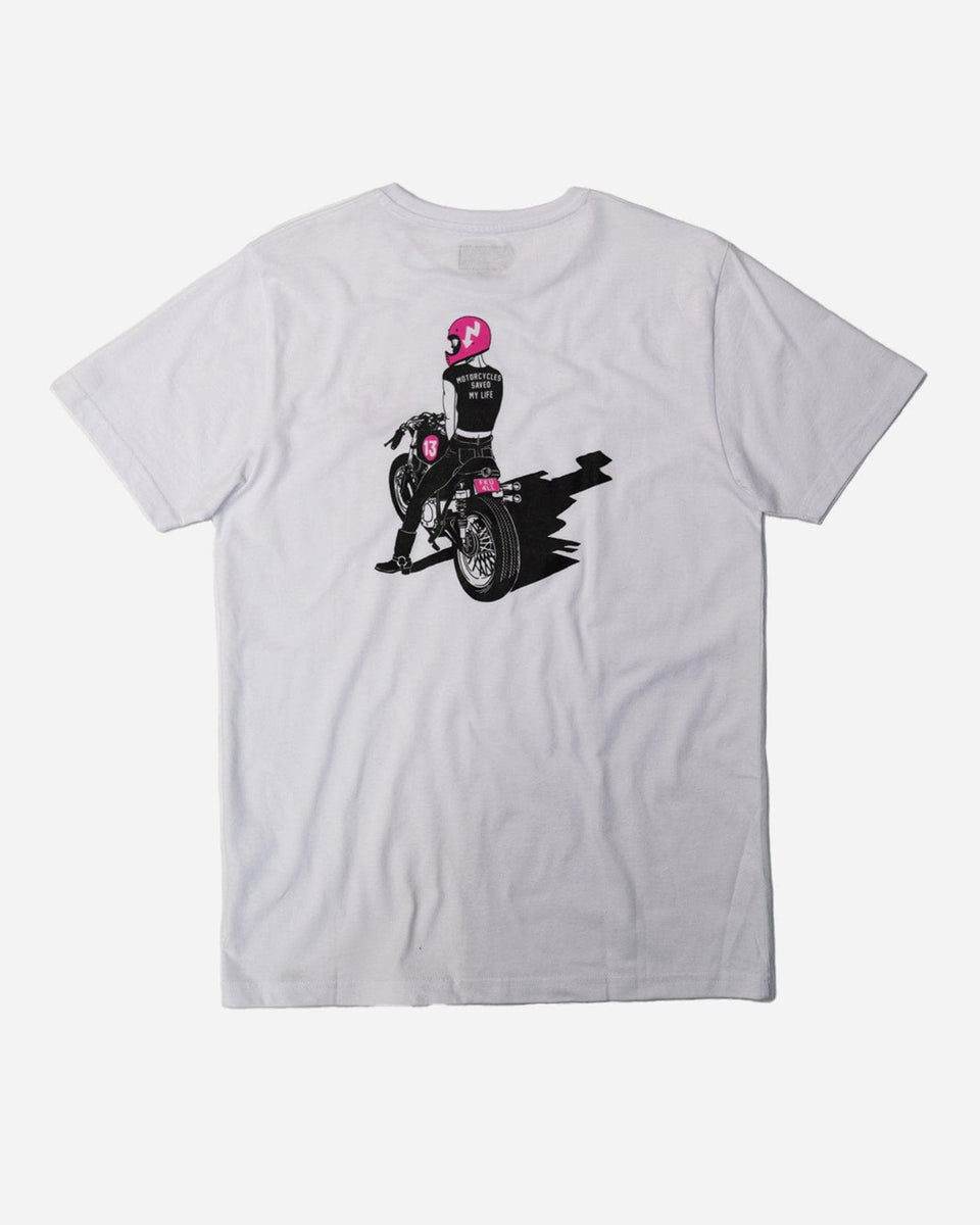 BSMC FKU4ALL Motorcycle T-Shirt - White