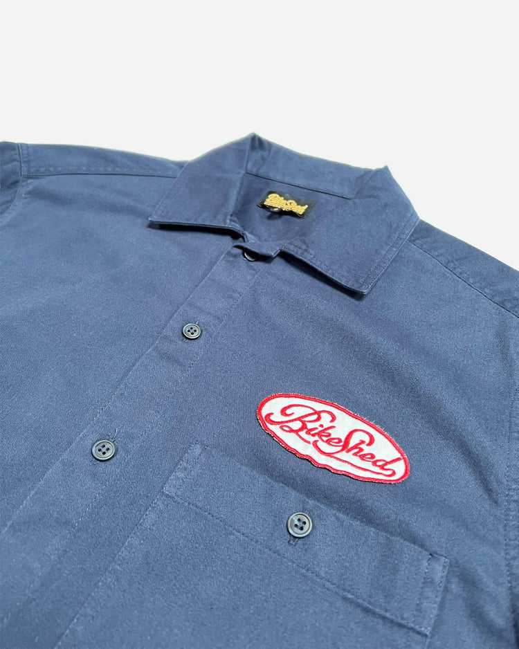 BSMC Retail Shirts BSMC Garage Patch Shirt - Navy