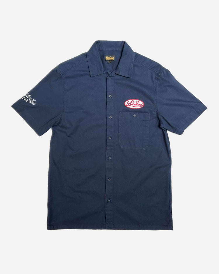 BSMC Retail Shirts BSMC Garage Patch Shirt - Navy