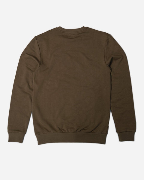 BSMC Moto Co Logo Appliqué Sweatshirt - Khaki