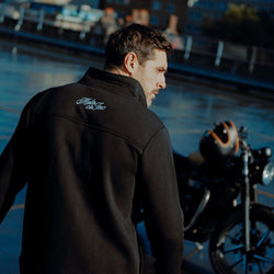 BSMC Retail Jackets BSMC Moto Co Brushback Overshirt - Black