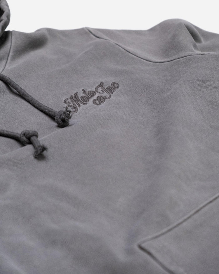 BSMC Retail Hoodie BSMC Moto Co Overhead Hoodie - Washed Grey