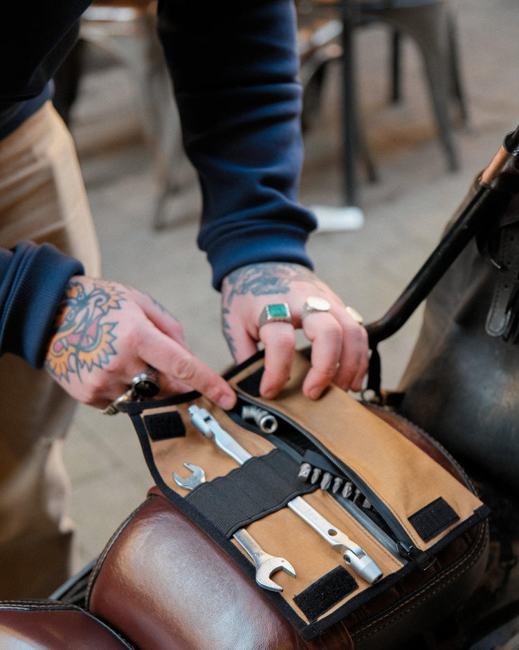 BSMC Retail Accessories BSMC Riders Tool Pouch - Waxed Tan