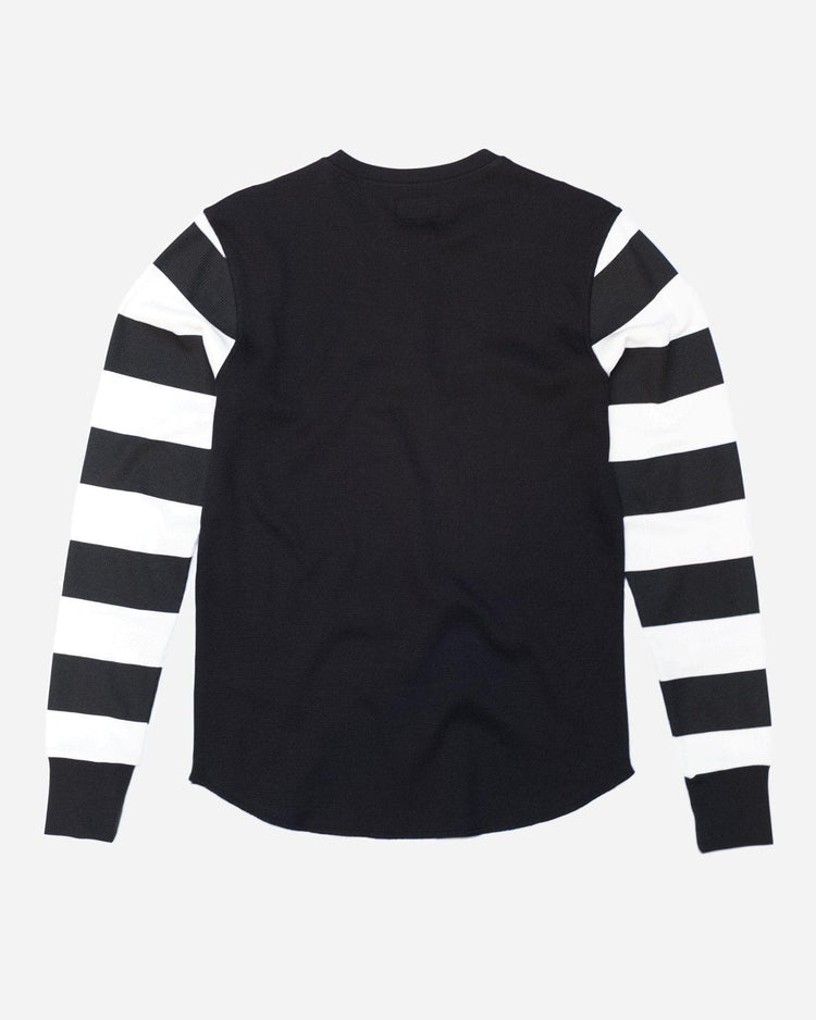 BSMC Retail Long Sleeves BSMC Rocker Long Sleeve Waffle - Black/Cream