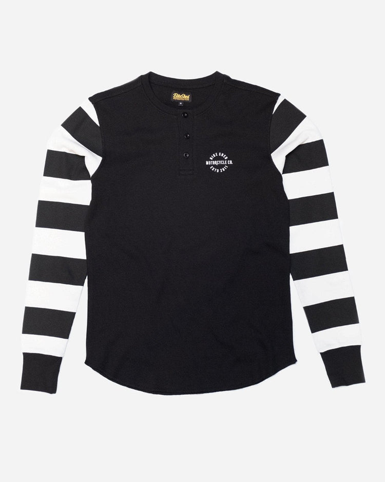 BSMC Retail Long Sleeves BSMC Rocker Long Sleeve Waffle - Black/Cream