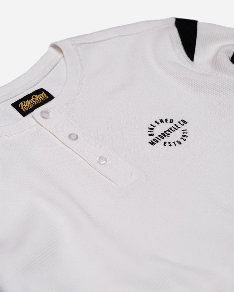 BSMC Retail Long Sleeves BSMC Rocker Long Sleeve Waffle - Cream/Black