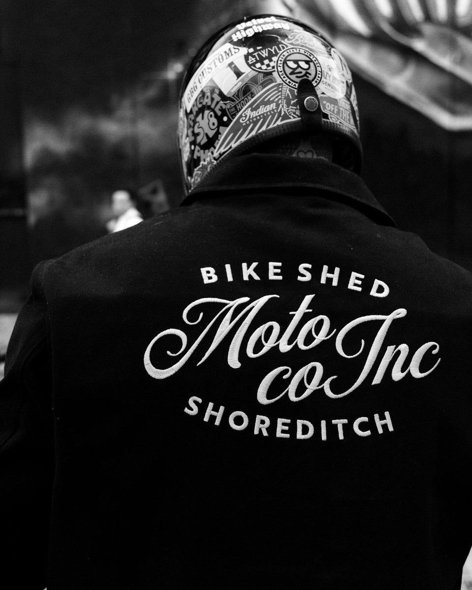  BSMC Shoreditch Logo Motorcycle Twill Jacket - Black