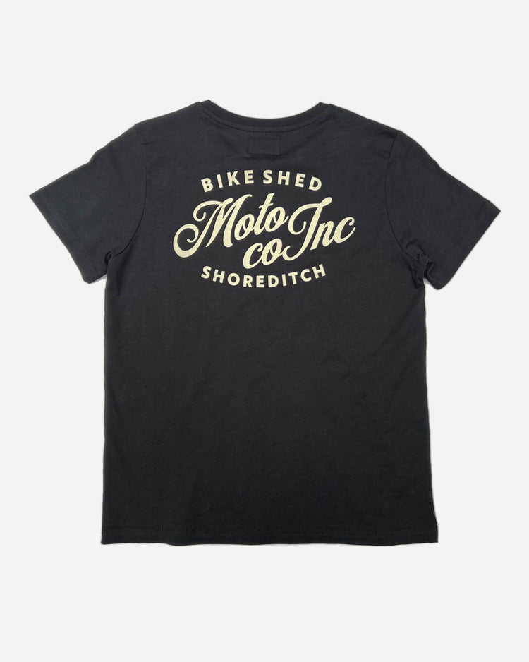 BSMC Retail T-shirts BSMC Women's Shoreditch T Shirt - Asphalt/Ecru