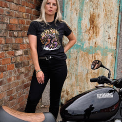 BSMC Retail T-shirts BSMC Women's Speed Demon T-Shirt - Washed Black