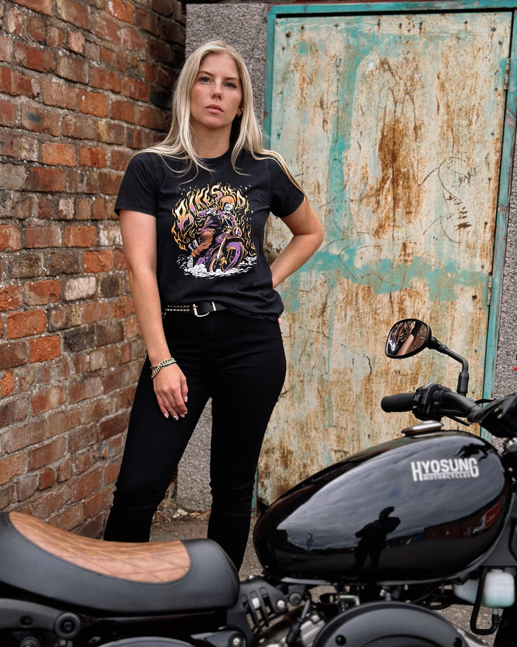 BSMC Retail T-shirts BSMC Women's Speed Demon T-Shirt - Washed Black