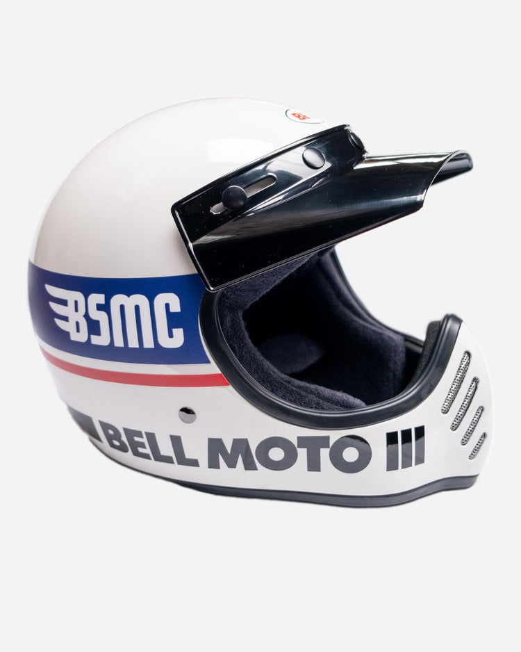 BSMC Retail Helmets BSMC x Bell Moto-3 Helmet White