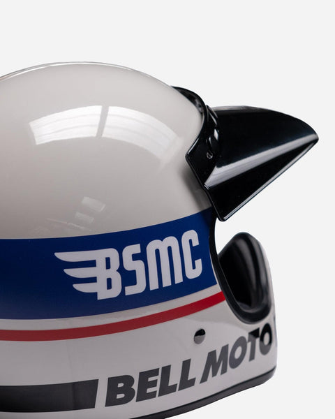 BSMC Retail Helmets BSMC x Bell Moto-3 Motorcycle Helmet White