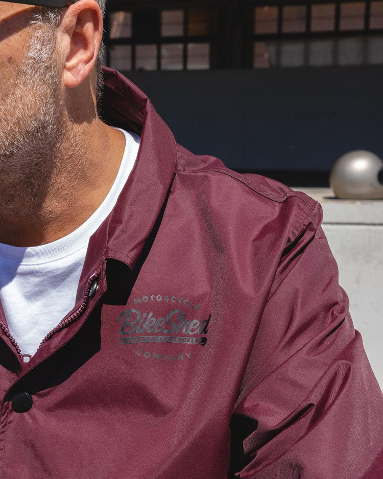 BSMC Retail Jackets BSMC Company Coach Jacket - Burgundy