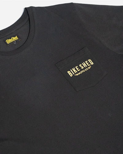 BSMC DECO Embroidered Pocket T-Shirt - Black