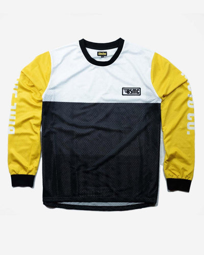 BSMC DT Race Jersey - YELLOW/WHITE/BLACK