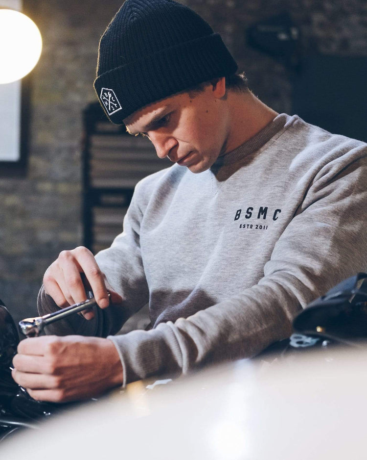 BSMC Retail Sweatshirts BSMC ESTD. Sweatshirt - Grey Marl