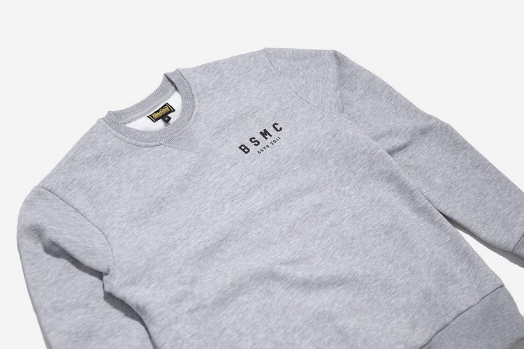 BSMC Retail Sweatshirts BSMC ESTD. Sweatshirt - Grey Marl