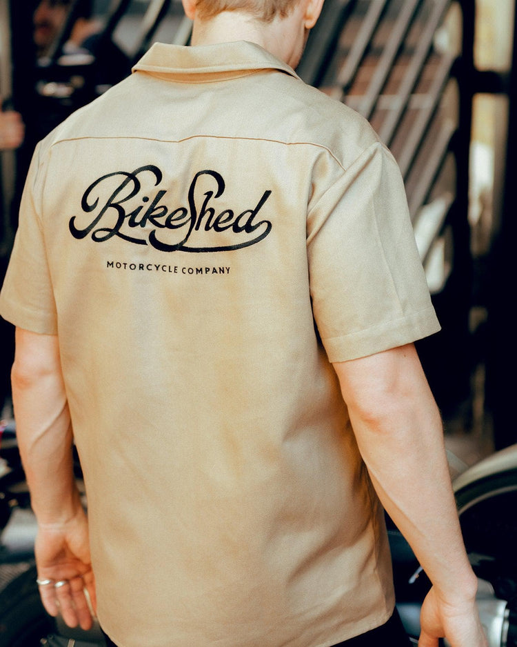 BSMC Retail BSMC Clothing BSMC Garage Shirt - Tan/Black