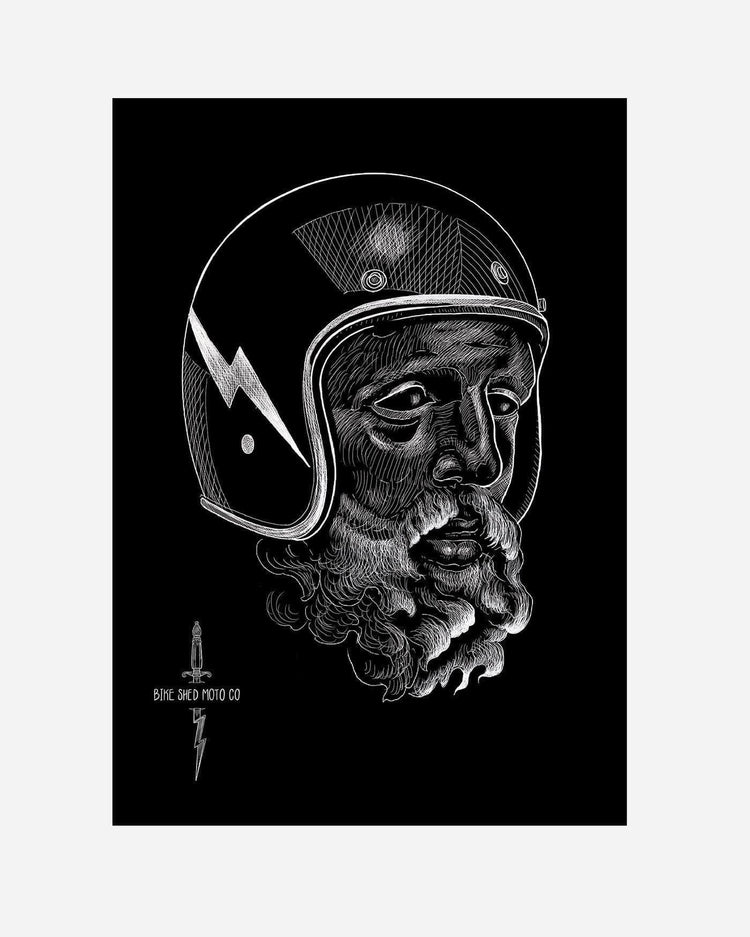 BSMC Retail Collaborations BSMC 'Gods In Helmets' Triptych Prints