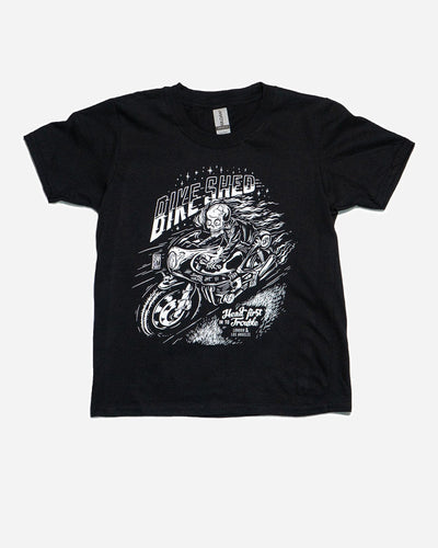 BSMC Kids 'Shed Head' T Shirt - Black