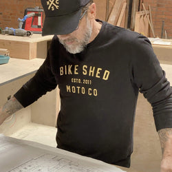 BSMC Retail Sweatshirts BSMC Moto Co. Sweat - Black/Gold