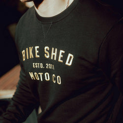 BSMC Retail Sweatshirts BSMC Moto Co. Sweat - Black/Gold