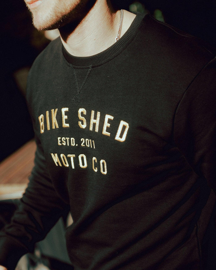 BSMC Retail Sweatshirts BSMC Moto Co. Sweat - Black/Gold