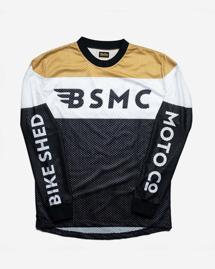 BSMC Retail Long Sleeves BSMC Wing Race Jersey - Gold