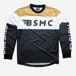 BSMC Retail Long Sleeves BSMC Wing Race Jersey - Gold