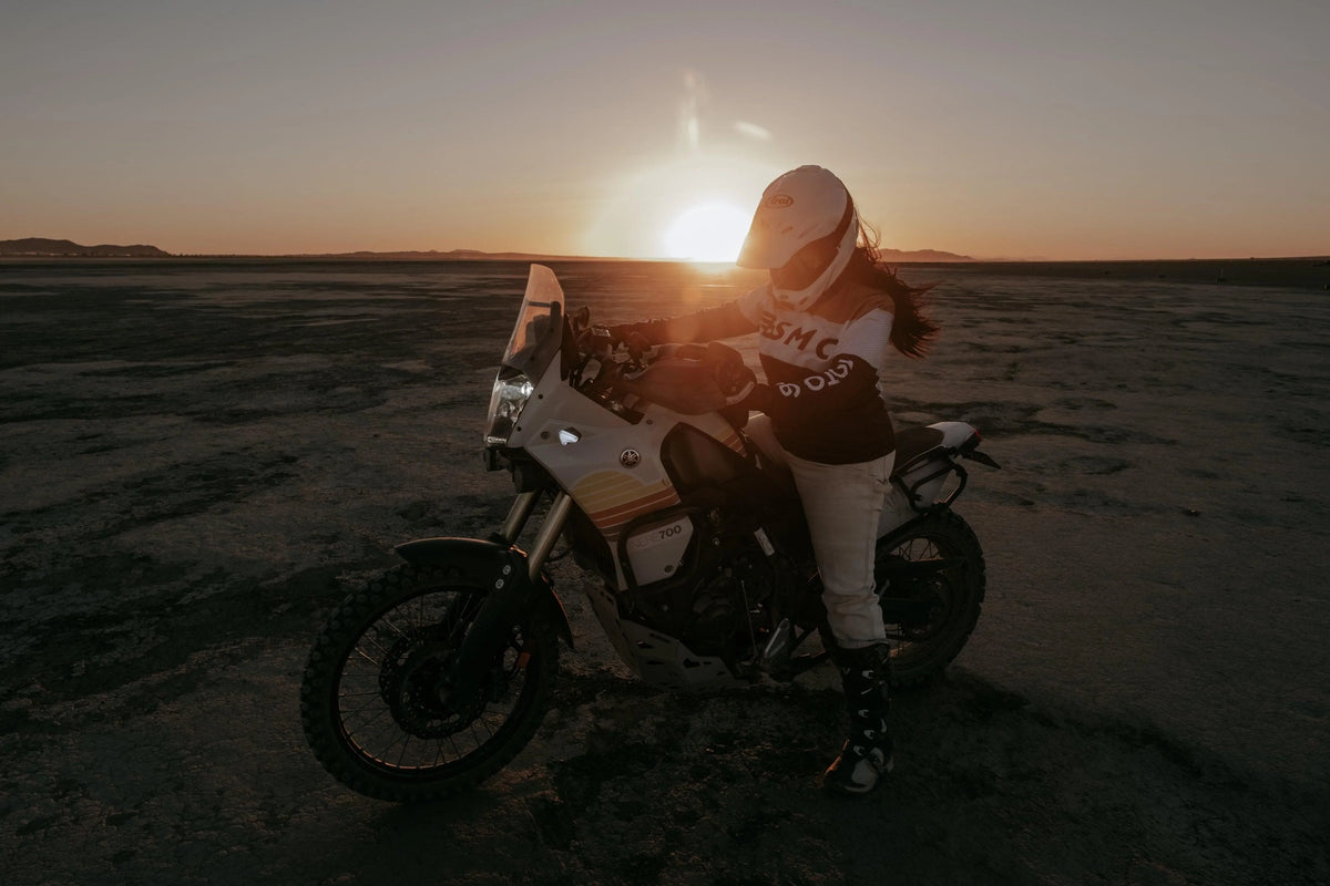 BSMC Wing Race Long Sleeve Motorcycle Jersey - Gold