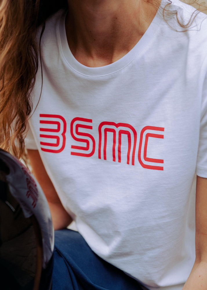 BSMC Retail T-shirts BSMC Women's '77 T Shirt - White/Red