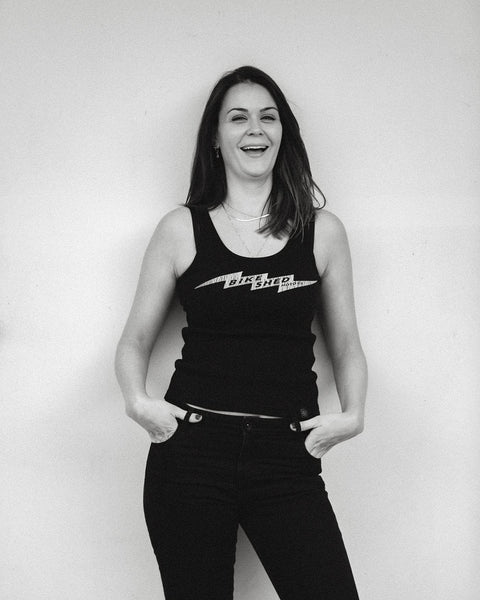 BSMC Women's Lightening Ribbed Vest - Black