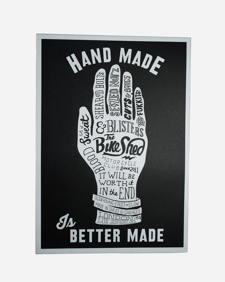 BSMC Retail Collaborations BSMC x Dave Buonaguidi "Handmade Is Better Made" Print - Black