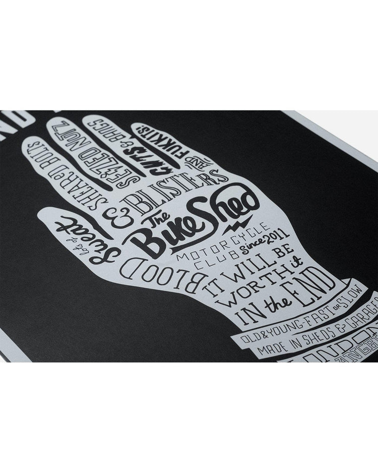 BSMC Retail Collaborations BSMC x Dave Buonaguidi "Handmade Is Better Made" Print - Black