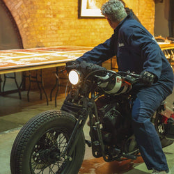 BSMC Retail Collaborations BSMC x Dave Buonaguidi LE Motorcycle Pulled "Handmade Is Better Made" Print