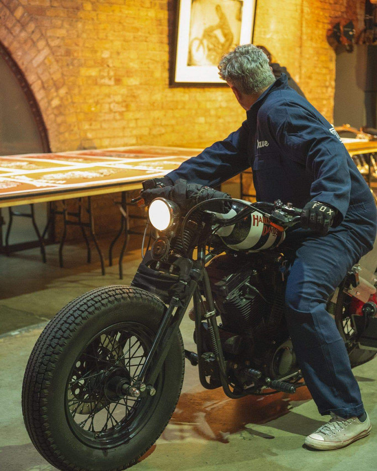 BSMC Retail Collaborations BSMC x Dave Buonaguidi LE Motorcycle Pulled "Handmade Is Better Made" Print